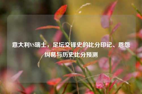 意大利VS瑞士，足坛交锋史的比分印记、恩怨纠葛与历史比分预测